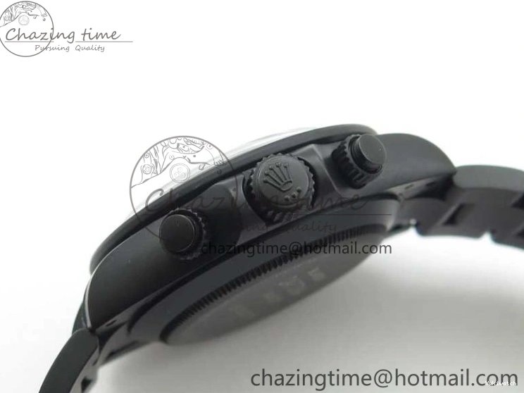 Crystal Bracelet on A7750 Black Edition Rainbow PVD Blaken Best Bezel Dial VR PVD Daytona V2 1226